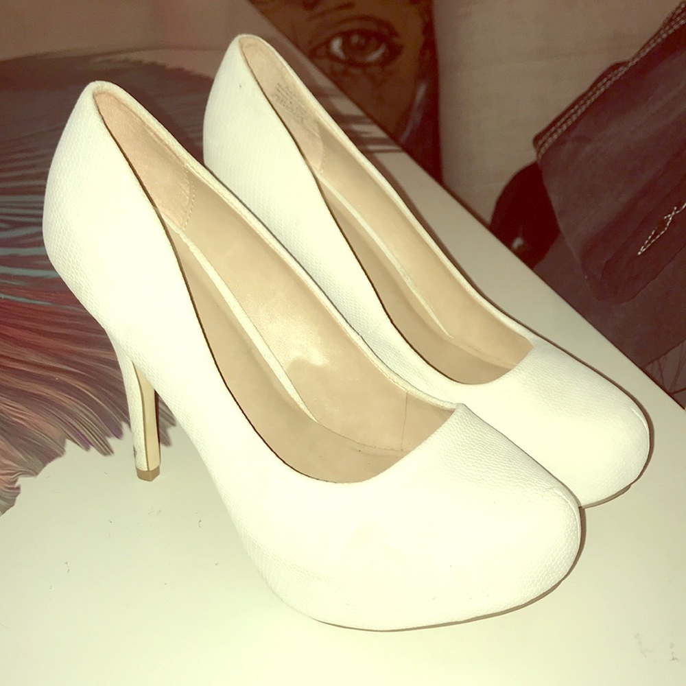 White 2” Heels